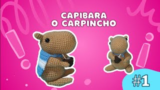 Lindos carpinchos o capibaras argentinos amigurumis [upl. by Malorie]