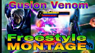 activegamers MLBB mobilelegends Gusion Venom Freestyle Montage Satisfying Macro Micro Plays😱 [upl. by Madelaine]