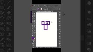 Technology logo Design  Adobe illustrator shorts tutorial draw [upl. by Olivette]