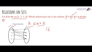 Relations in Discrete Mathematics  Lecture 6 [upl. by Wu]