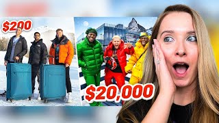 REACTING TO SIDEMEN 20000 vs 200 WINTER HOLIDAY [upl. by Undry]