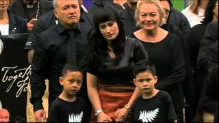 Haka tribute to rugby legend Jonah Lomu [upl. by Irpak]