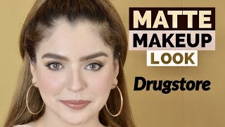 Matte Makeup Look  Drugstore [upl. by Eatnahc]