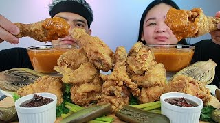 CRISPY CHICKEN KAREKARE  CHOWKING  FILIPINO FOOD  MUKBANG PHILIPPINES [upl. by Wilkey]