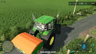 FS22  AGHALEE FARM 84  LOADING UP SOME FERTILISER AND GETTING IT OUT [upl. by Tiduj]