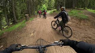 Day 2 Morzine MTB Mud Rain amp Epic Trails at Avoriaz amp Super Morzine June 24 [upl. by Lietman]