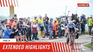 Extended Highlights  Stage 20  La Vuelta 2024 [upl. by Keverian]