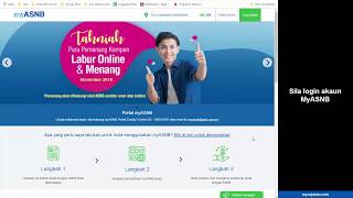 Pelaburan Tambahan MyASNB Dengan CIMB Clicks [upl. by Halland]