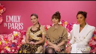 What Lily Collins loves most about Paris plus hear from all the ladies of quotEmily in Parisquot [upl. by Johnna]