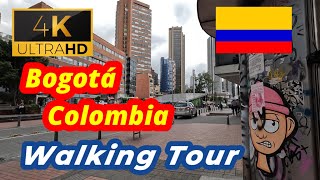 🇨🇴【4K 60fps】WALK  BOGOTA  walking Tour  Colombia [upl. by Enihpled]