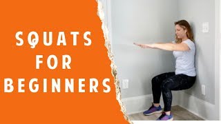 Squats for Beginners How to Squat Effectively [upl. by Fabrianna390]