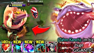 SIZE MATTERS BIGGEST TAHM KENCH EVER [upl. by Attiuqram]