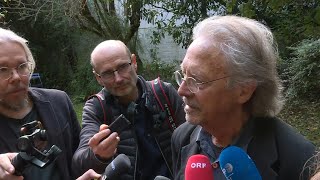 Peter Handke reacts to 2019 Nobel literature win  AFP [upl. by Celeste30]