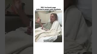 🔥 Check out People After Anesthesia  reels viral explore people anesthesia nurce medical [upl. by Ehav210]