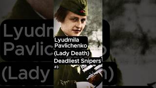 quotLady Deathquot 3 deadliest Sniper history ww2 russian [upl. by Llerut]