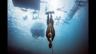 VB2018 Alexey Molchanovs World Record Dive to 130m [upl. by Mead]