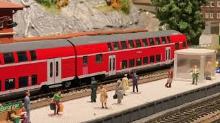 Modelleisenbahn H0Vorstellung Piko IC2 Hobby Gleichstrom Zug und Bau Info [upl. by Backler]