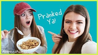 Prank Week Pranking My Family  AllAroundAudrey [upl. by Ida]