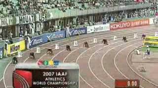 Allyson Felix  2007 World Championships Osaka  200M [upl. by Mayfield]