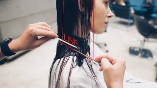 how to cut asymmetrical bob haircut [upl. by Justis]