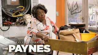 Ella Finds a Bag Full of Cash at the Laundromat  Tyler Perry’s The Paynes  Oprah Winfrey Network [upl. by Sherr243]