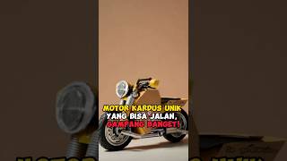 Cara Membuat Motor dari Kardus Kreatif dan Bisa Jalan shorts [upl. by Huff806]