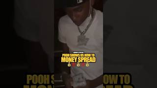 Pooh Shiesty shows how to Money Spread 💰😂💯 poohshiesty hiphop rap [upl. by Gottuard173]