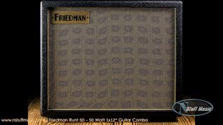 Friedman Runt 50  50 Watt 1x12quot Guitar Combo [upl. by Asnerek244]