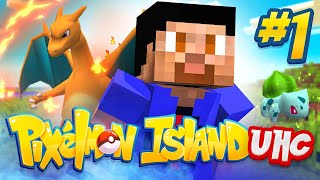 PIXELMON ISLAND UHC 1 w The Pack amp Friends [upl. by Peppy]