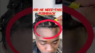 Pushback hairline tutorial orlando barber haircuttutorial haircut nba nfl 1million shorts [upl. by Donahoe]