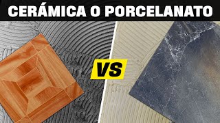 Cerámica vs Porcelanato  Lo Mejor [upl. by Oicneconi541]