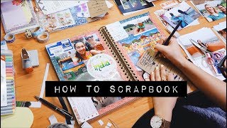 DIY HOW TO SCRAPBOOK [upl. by Chapel]