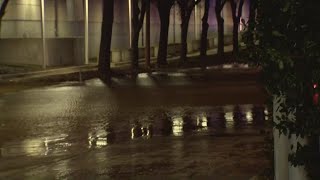 Dallas water main break forces street closures [upl. by Leblanc763]