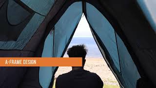 Vango Classic Air 300 Tent  Blue amp Orange [upl. by Naras136]