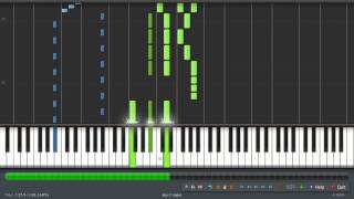 Inuyasha  Kimi ga inai mirai Synthesia Piano Tutorial Midi 50 Speed HD [upl. by Batruk]