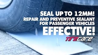 Repair your flat tire instantly with TireCare Permanent Sealant [upl. by Loar]