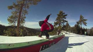 Gopro HD snowboarding  theBEARnecessities  Big Bear Mountain  Ft Alby AzouzSean Argyle [upl. by Retluoc]