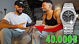 45000€ UHR GEBURTSTAGS GESCHENK PRANK [upl. by Wrigley560]