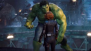 Bruce Banner and Natasha Romanoff Kiss Scene  Avengers Age of Ultron 2015 Movie CLIP HD [upl. by Elcin]