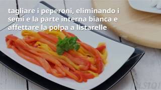 Peperoni arrosto al forno [upl. by Ivanna]