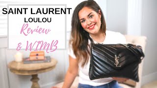 SAINT LAURENT LOULOU MEDIUM REVIEW  WIMB  Roxstud Diaries [upl. by Ambur]