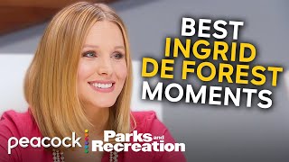 Parks and Rec but its just Ingrid de Forest being iconic  Parks and Recreation [upl. by Alyk298]