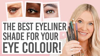 HOW TO CHOOSE THE BEST EYELINER COLOUR FOR YOUR EYES 🤩👁️ [upl. by Eirrehc]