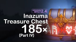 All 185 Inazuma Chests Location Version 24 Enkanomiya  Genshin Impact [upl. by Nangatrad]