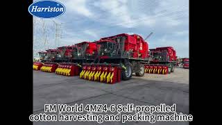 FM World 4MZ46 Selfpropelled cotton harvesting and packing machine [upl. by Jsandye81]