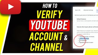 How to Verify Your YouTube Account [upl. by Margit]