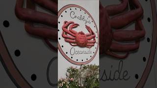 Crabbys 🦀 restaurant oceanside outside view in Daytona beach ⛱️ Florida [upl. by Ovid423]