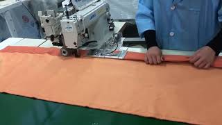 SCT23L01 Automatic Curtain Hemming Machine With Rear Fabric Clamp [upl. by Assiluj689]