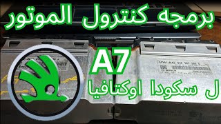 برمجه كنترول الموتور ل سكودا اوكتافيا a7 [upl. by Helbonia]