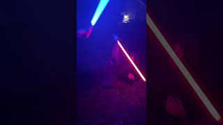 Lightsaber duel in real life [upl. by Hyman225]